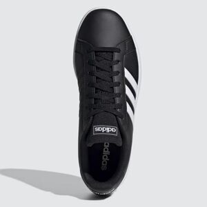 Adidas Women's Grand Court Base Sneakers Tennis Shoes, Black White, Sz 10